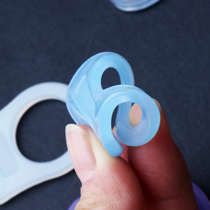 BABY manici in silicone per catenelle porta succhietto 8 pezzi