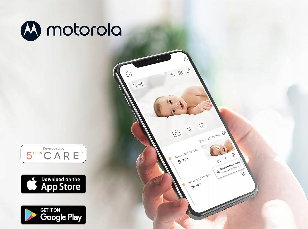 MOTOROLA PIP1000 Connect videocamera per baby monitor Full HD controllabile a distanza