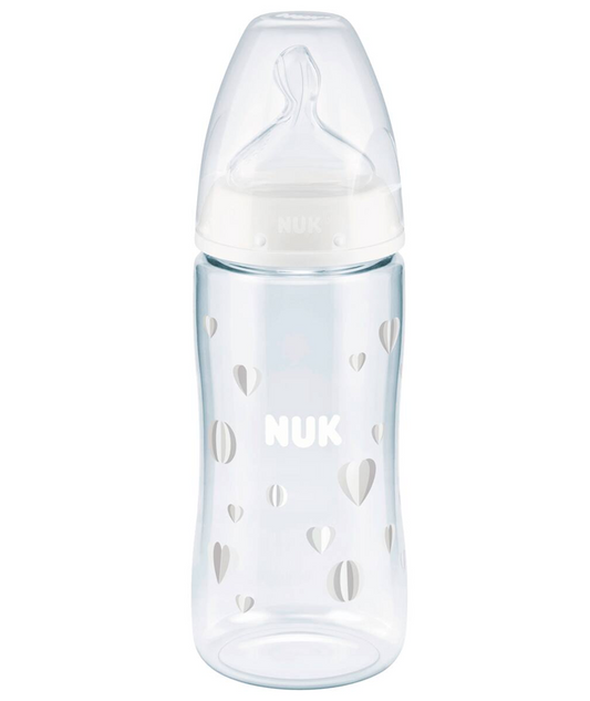 NUK First Choice+ 6–18 hónap CUMISÜVEG 300 ml hőmérsékletjelzővel