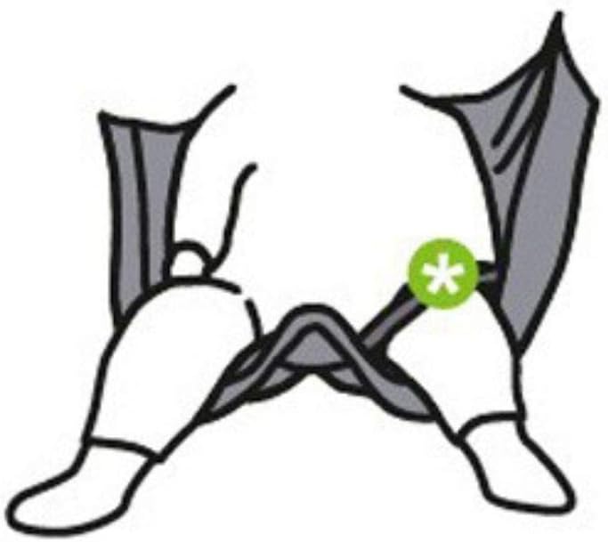 MINIMONKEY fascia porta bebè a rete fino a 15 kg