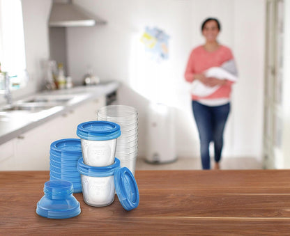 PHILIPS AVENT voedselcontainers x10 +adapters