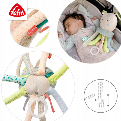 FEHN przytulanka zawieszka z pozytywką OŚMIORNICA 24 cm