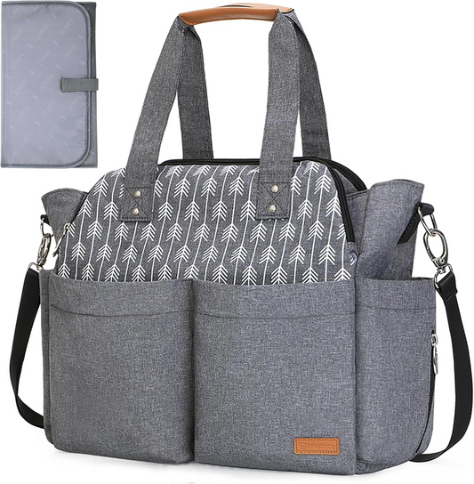 LEKEBABY Kinderwagentasche + Wickelunterlage