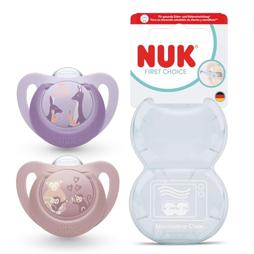 NUK First Choice успокояваща силиконова залъгалка x2 18-36m