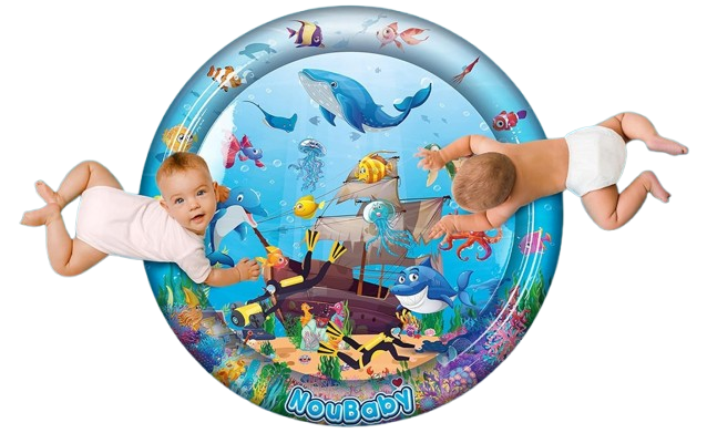 NOUBABY XXL воден килим за игра по корем 100 cm OCEAN