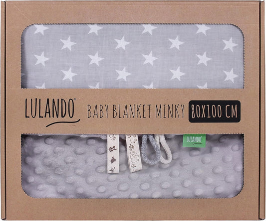 LULANDO koc dla niemowląt minky 80x100