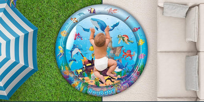 NOUBABY XXL воден килим за игра по корем 100 cm OCEAN