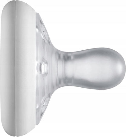 TOMMEE TIPPEE smoczek ortodontyczny x2 0-6msc, silikonowy smoczek uspokajający BPA i BPS free