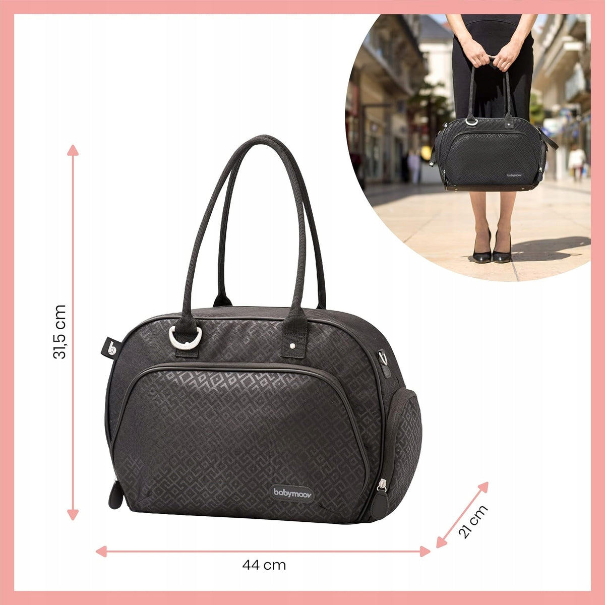 BABYMOOV pusletaske TRENDY BAG + tilbehør