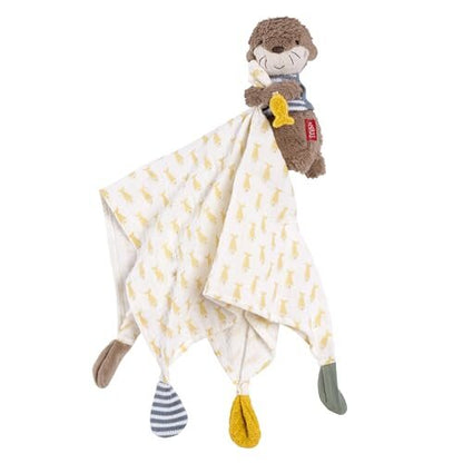 FEHN Otter Musselin-Kuscheltier und -Decke