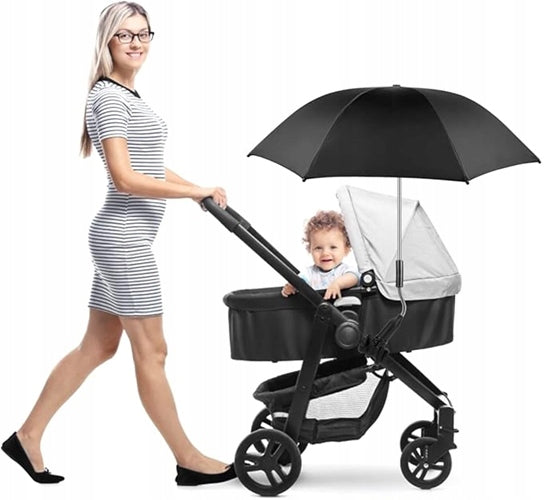 RIOGOO ochranný dáždnik na kočík, priemer 73cm, UV žiarenie 50+, vodoodolný