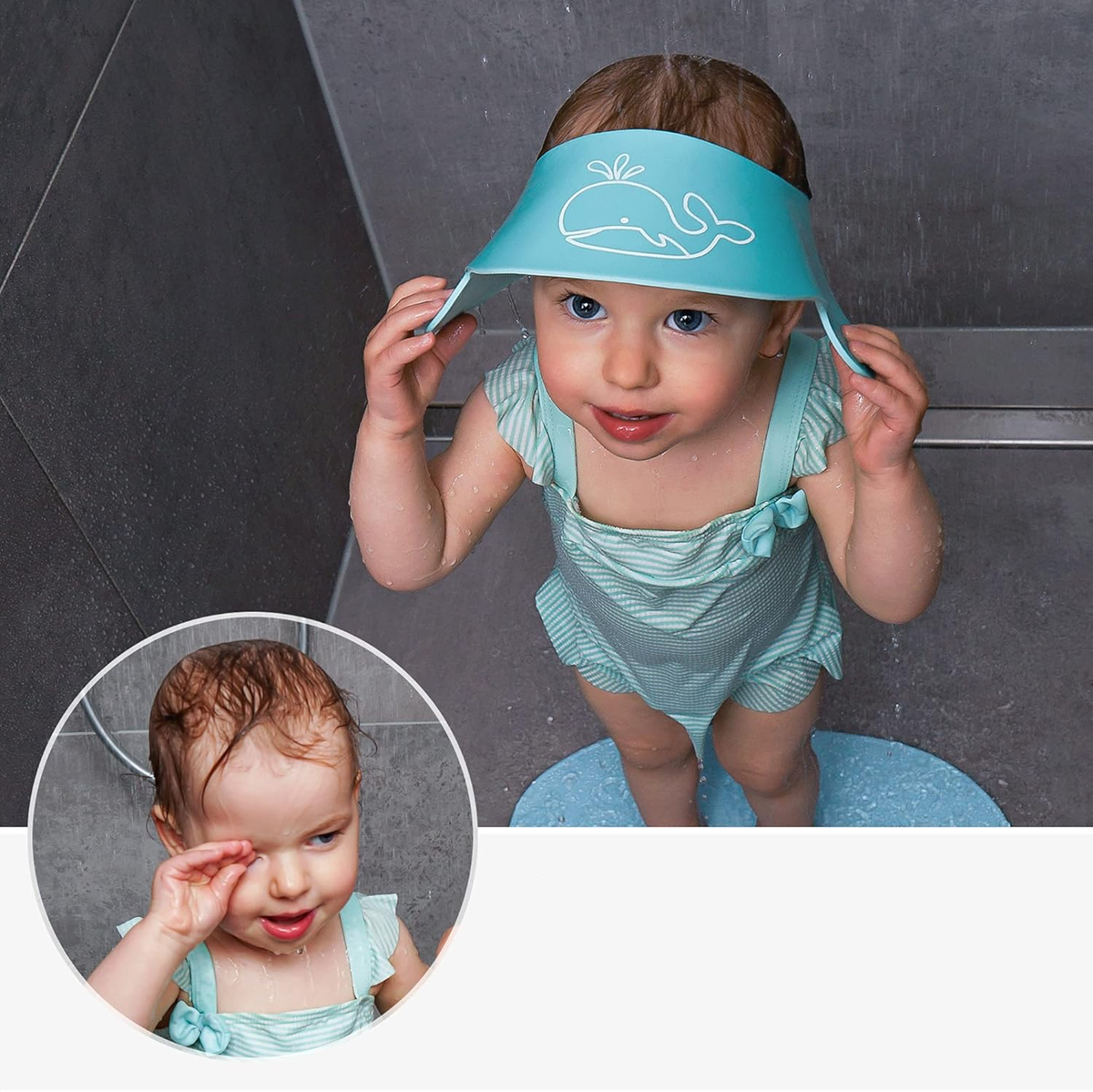 REER MyHappyBath Cap kúpeľový klobúčik, ochrana pred slnkom 40-55 cm