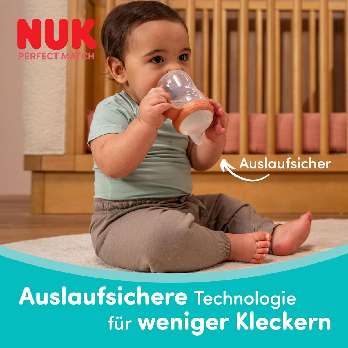 Tasse d’apprentissage NUK Perfect Match Learner 150 ml 6 mois et +
