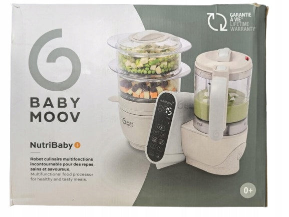 BABYMOOV Nutribaby+ 5in1 robot da cucina cuocipappa a vapore frullatore sterilizzatore