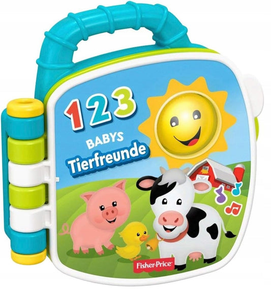 FISHER-PRICE GFP29 elektronisches Sensorik-Buch DEUTSCHE SPRACHE
