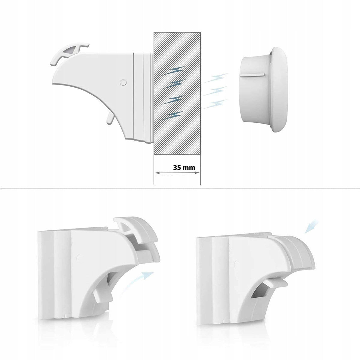 TUSUNNY sécurités pour armoires et tiroirs 8 pièces