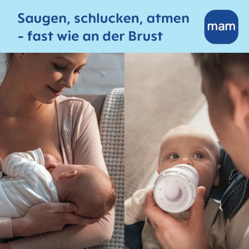 MAM Easy Start antikolikflaskor 0+ 160ml x2