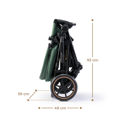 KINDERKRAFT PRIME2 PRO poussette multifonction 3-en-1 jusqu'à 22kg + siège auto MINK PRO