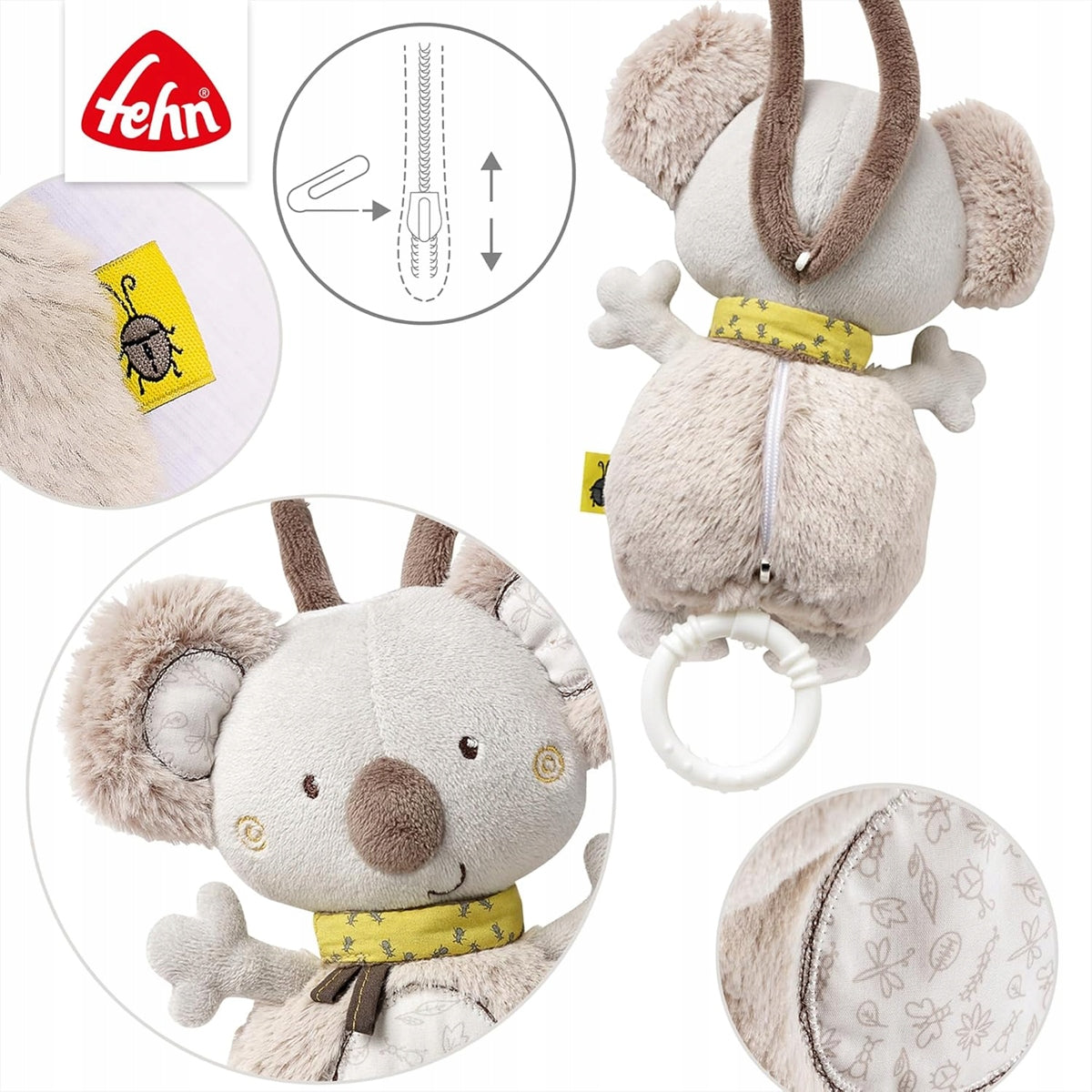 FEHN Australia peluche con carillon KOALA 20 cm