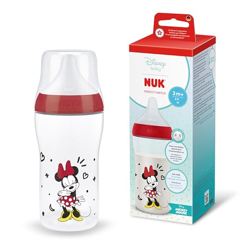 NUK Perfect Match-fles 260 ml 3m+ Minnie Mouse