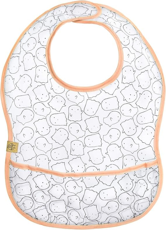 LASSIG babete de plástico com velcro e bolso 6-24meses