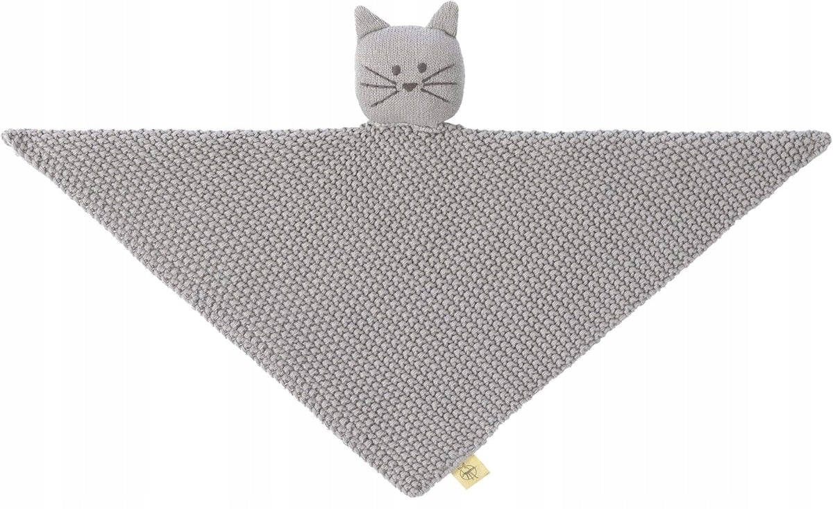 LASSIG Little Chums gebreide knuffel deken KAT 26 cm