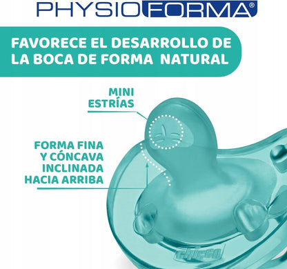 CHICCO PhysioForma SOFT chupete x2 16-36m para bebés