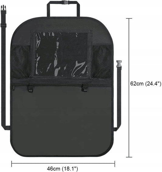 URAQT organizer samochodowy na fotel ochraniacz 46x62 cm 2 sztuki