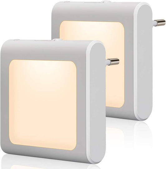 EMOTIONLITE luz de presença LED para tomada 7x7 cm 2 unidades