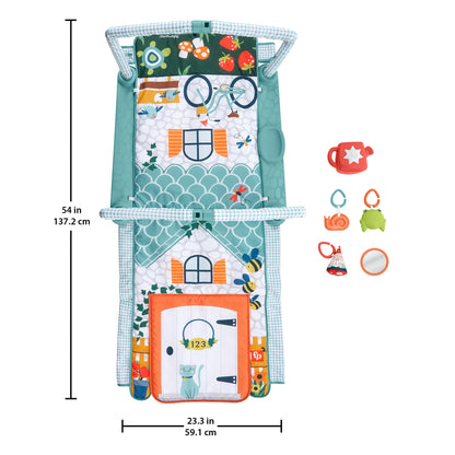 FISHER-PRICE 3-i-1-aktivitetsmåtte til leg, læring og udforskning