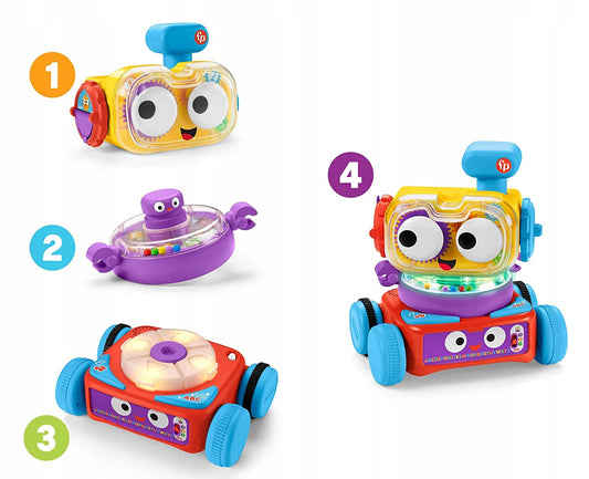 FISHER-PRICE robot interactivo LINUS en francés