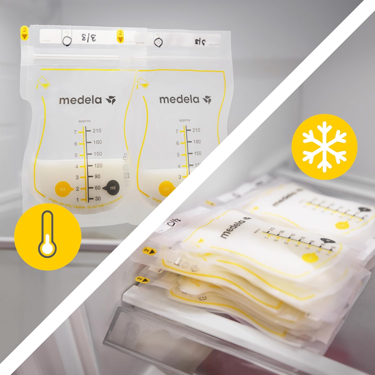 MEDELA торбички Easy Pour за съхранение на кърма 50бр.