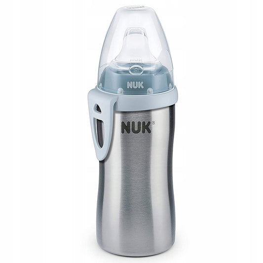 NUK Active Cup botella de acero inoxidable 215 ml