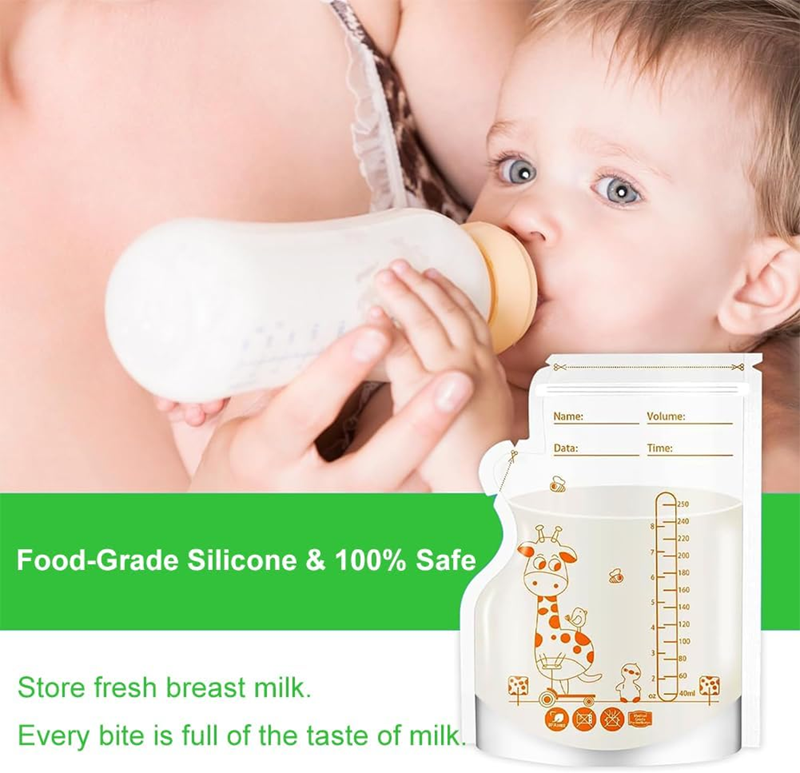 Torebki do Przechowywania Pokarmu 60szt 250ml