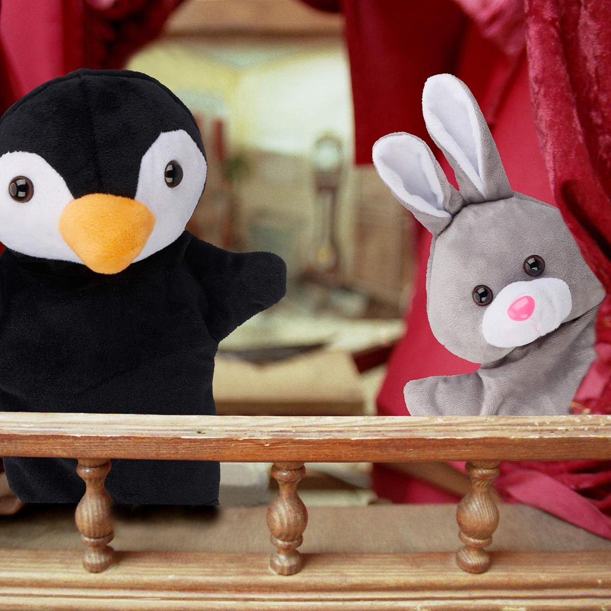 RELAXDAYS burattini di peluche per giochi di ruolo 8 personaggi