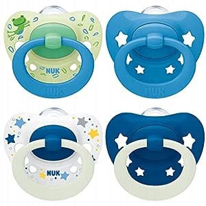 Πιπίλα ορθοδοντική NUK Signature Day&Night x4 6-18 μηνών