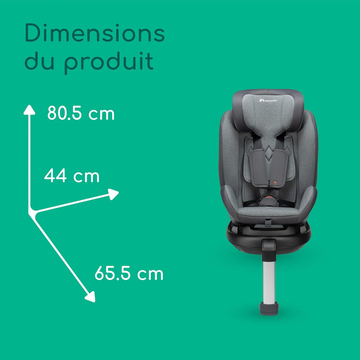 BEBECONFORT EVOLVEFIX PLUS I-SIZE siège auto 0-36m 360° avec base ISOFIX O