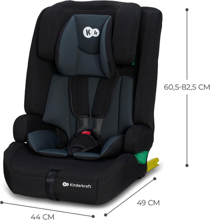 KINDERKRAFT SAFETY FIX 2 i-Size seggiolino auto 9-36kg gr 1/2/3 ISOFIX