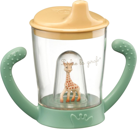 VULLI Sophie la Girafe kubek niekapek z ustnikiem 180 ml 6 m+