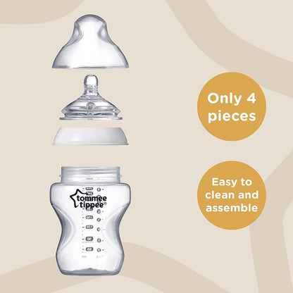 TOMMEE TIPPEE set med 6 flaskor 260ml ANTI-COLIC