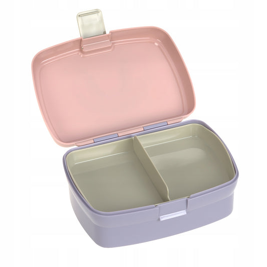 LASSIG lunch box con vassoio estraibile per snack 460 ml ARCOBALENO