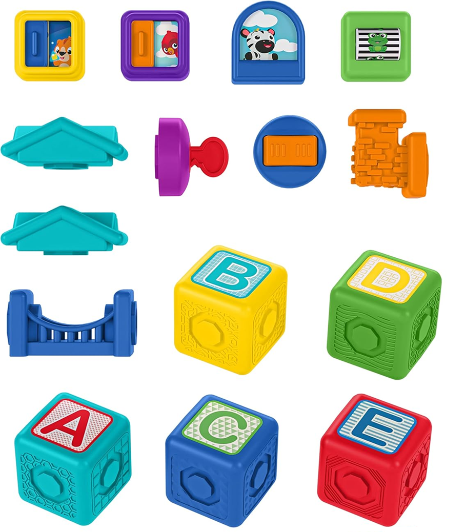 BABY EINSTEIN Connectables Bridge & Learn blocchi magnetici 15 pezzi