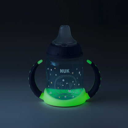 NUK Vaso Learner 150 ml indicador de temperatura que brilla en la oscuridad