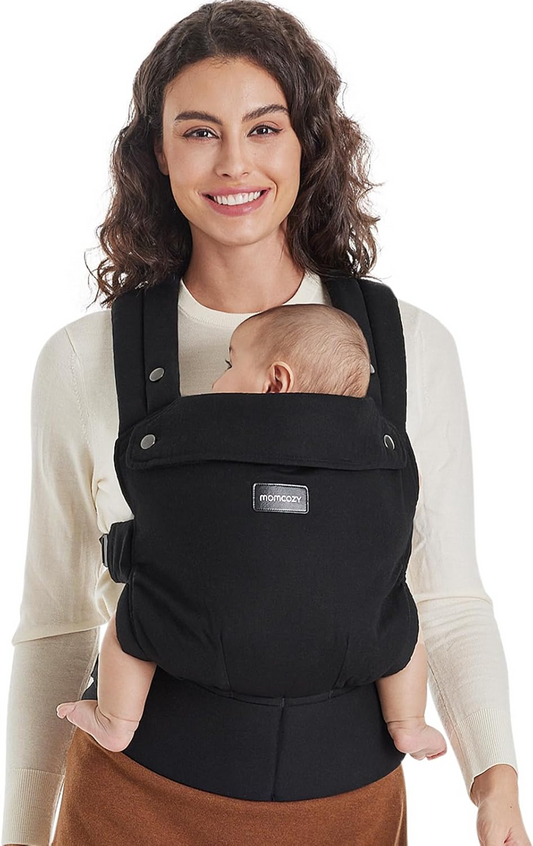 MOMCOZY portabebés ajustable para recién nacidos y bebés de 3 a 20 kg