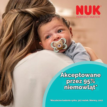 NUK Perfect Match Air Beruhigungssauger 0-6 Monate x2