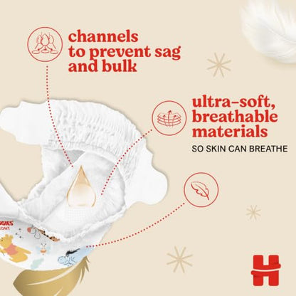 Huggies Extra Care – grafika budowy pieluchy