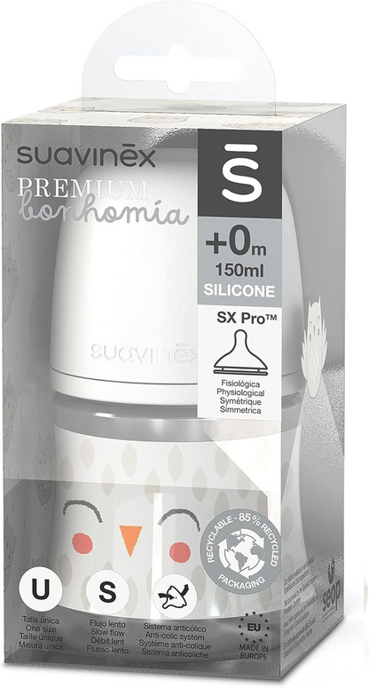 SUAVINEX PREMIUM biberon con tettarella SX PRO 150 ml 0m+