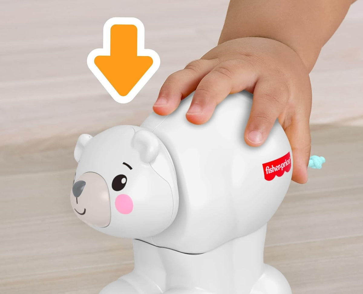 FISHER-PRICE sensorisk kørende isbjørn til at lære at kravle 9 m+