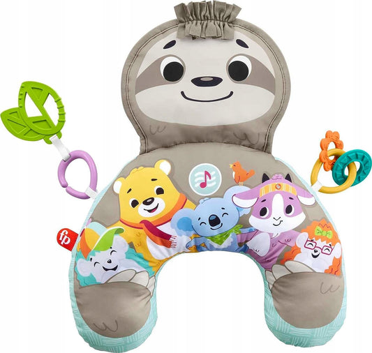FISHER-PRICE cojín para jugar boca abajo PEREZOSO vibraciones + música