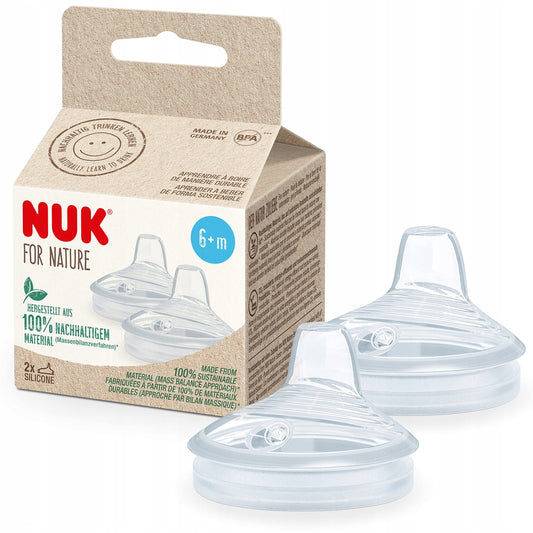 NUK for Nature szilikon itatócsőr pohárhoz, 6 hónapos kortól
